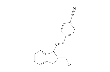 1-(4-Cyanobenzylideneamino)-2-hydroxymethylindoline