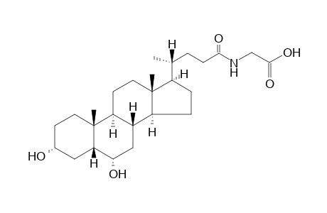 Glycohyodeoxycholic acid (GHDCA)-H