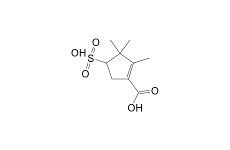 Cyclopentene-4-sulfonic acid, 1-carboxy-2,3,3-trimethyl-
