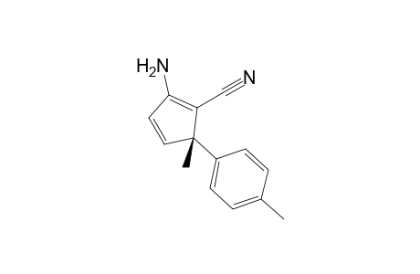 (5S)-2-amino-5-methyl-5-(4-methylphenyl)-1-cyclopenta-1,3-dienecarbonitrile