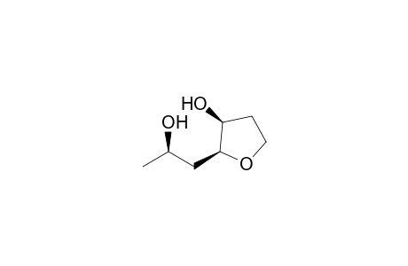 (+-)-(2S,3S)-2-((R)-2-Hydroxy-propyl)-tetrahydrofuran-3-ol