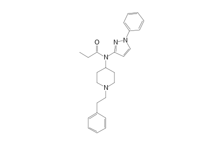 N-(1-PHENYLPYRAZOL-3-YL)-N-(1-PHENETHYL-4-PIPERIDYL)-PROPANAMIDE