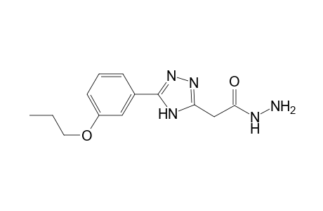 4H-1,2,4-Triazole-3-acetic acid, 5-(3-propoxyphenyl)-, hydrazide