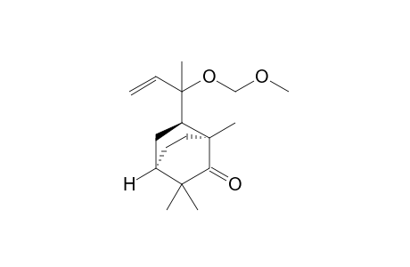 (1R,4S,5R)-5-[1-(methoxymethoxy)-1-methyl-allyl]-2,2,4-trimethyl-bicyclo[2.2.2]octan-3-one
