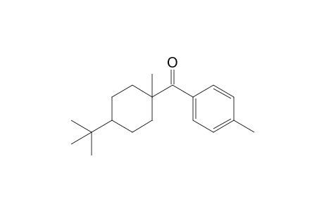 4-(t-Butyl)-1-methylcyclohexyl p-Methylphenyl Ketone