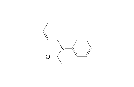 (Z)-N-Phenyl-N-propionyl-1-amino-2-butene