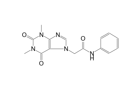 1H-purine-7-acetamide, 2,3,6,7-tetrahydro-1,3-dimethyl-2,6-dioxo-N-phenyl-