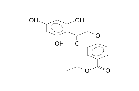 ethyl 4-(2,4,6-trihydroxybenzoylmethyloxy)benzoate