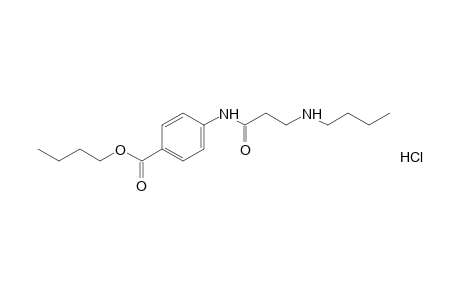 p-(3-butylaminopropionamido)benzoic acid, butyl ester, hydrochloride
