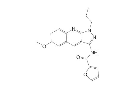 N-(6-methoxy-1-propyl-1H-pyrazolo[3,4-b]quinolin-3-yl)-2-furamide
