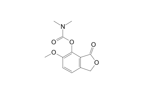 6-METHOXY-7-[(N,N-DIMETHYLAMINOCARBAMOYL)-OXY]-ISOBENZOFURAN-1(3H)-ONE
