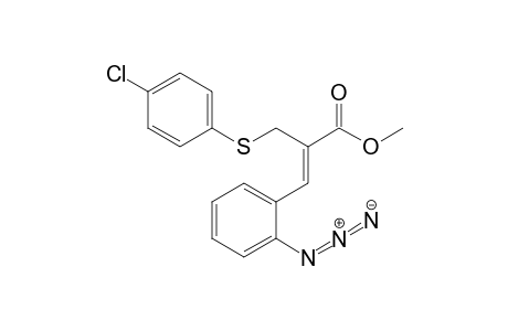(Z)-Methyl 3-(2-azidophenyl)-2-[(4-chlorophenyl)thiomethyl]-propenoate