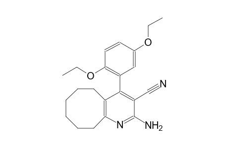 2-amino-4-(2,5-diethoxyphenyl)-5,6,7,8,9,10-hexahydrocycloocta[b]pyridine-3-carbonitrile