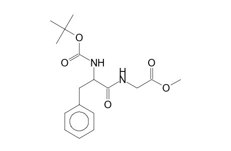 N-T-Butoxycarbonyl-L-phenylalanyl-glycine methyl ester
