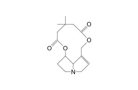 (+)-1,9-O,O'-(3,3-Dimethylglutaryl)-heliotridine