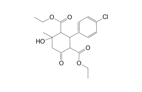 diethyl 2-(4-chlorophenyl)-4-hydroxy-4-methyl-6-oxo-1,3-cyclohexanedicarboxylate