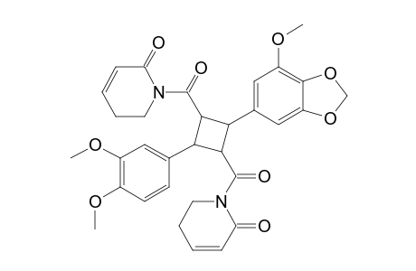 PIPERARBORENINE_E;BIS-5,6-DIHYDRO-2-(1-H)-PYRIDONYL-TRANS-TRANS-TRANS-2-(3-METHOXY-4,5-METHYLENEDIOXYPHENYL)-4-(3,4-DIMETHOXYPHENYL)-1,3-C