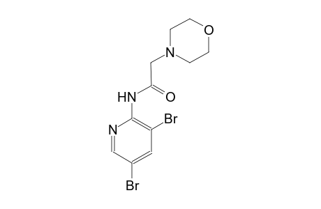 N-(3,5-dibromo-2-pyridinyl)-2-(4-morpholinyl)acetamide