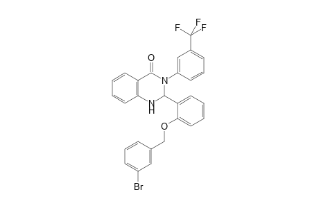 2-[2-(3-bromobenzyl)oxyphenyl]-3-[3-(trifluoromethyl)phenyl]-1,2-dihydroquinazolin-4-one