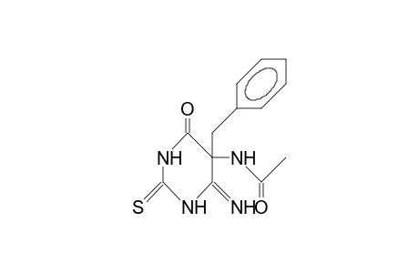 5-Acetamido-5-benzyl-6-imino-1,2,5,6-tetrahydro-2(1H)-thioxopyrimidin-4(3H)-one