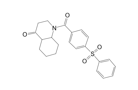 1-(4-besylbenzoyl)-2,3,4a,5,6,7,8,8a-octahydroquinolin-4-one