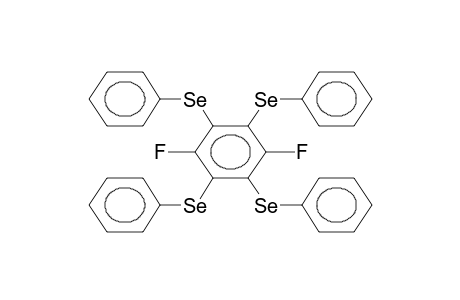 1,4-DIFLUORO-TETRAKIS(PHENYLSELENO)BENZENE