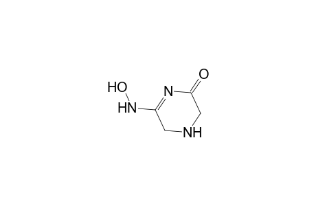 5-(hydroxyamino)-2,6-dihydro-1H-pyrazin-3-one