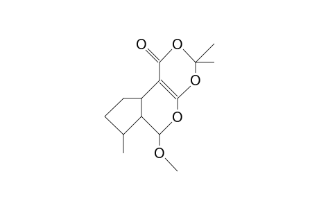all-cis-3-Methoxy-5,12,12-trimethyl-2,11,13-trioxa-tricyclo(7.4.0.0/4,8/)tridec-1(9)-en-10-one