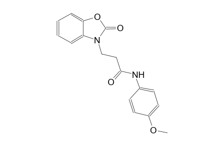 N-(4-methoxyphenyl)-3-(2-oxo-1,3-benzoxazol-3(2H)-yl)propanamide