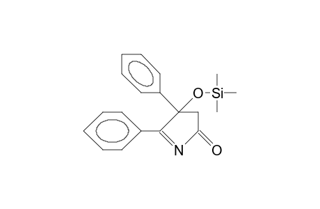 3,4-Dihydro-4,5-diphenyl-4-trimethylsilyloxy-2H-pyrrol-2-one
