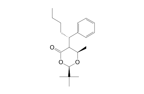 (1'S,2R,5R,6R)-2-TERT.-BUTYL-6-METHYL-5-(1'-PHENYLPENTYL)-1,3-DIOXAN-4-ONE