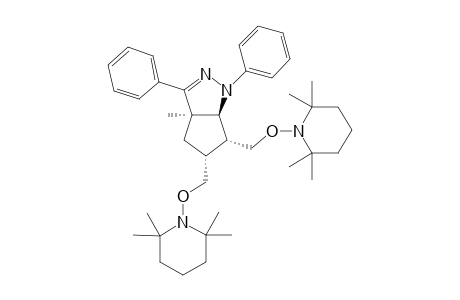 (3aR*,5R*,6R*,6aS*)-3a-Methyl-1,3-diphenyl-5,6-bis(((2,2,6,6- tet ramethylpipe r i d i n - 1 - y l )oxy)methyl)-1,3a,4,5,6,6ahexahydrocyclopenta[c]pyrazole