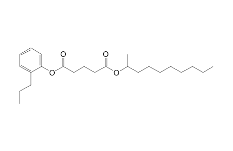 Glutaric acid, dec-2-yl 2-propylphenyl ester