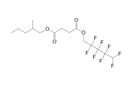 Succinic acid, 2,2,3,3,4,4,5,5-octafluoropentyl 2-methylpentyl ester