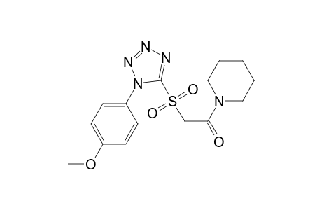 2-[1-(4-methoxyphenyl)tetrazol-5-yl]sulfonyl-1-(1-piperidyl)ethanone