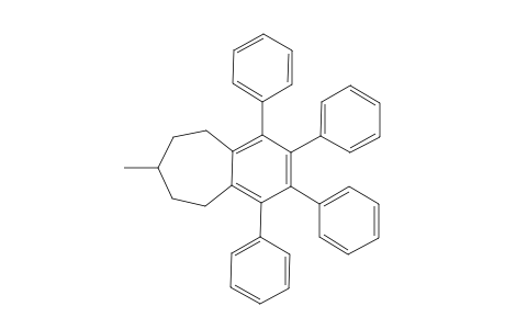 7-methyl-1,2,3,4-tetra(phenyl)-6,7,8,9-tetrahydro-5H-benzo[7]annulene