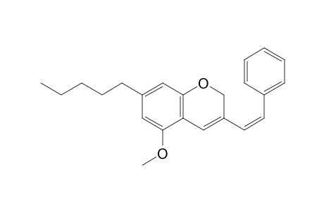 (Z)-5-Methoxy-7-pentyl-3-styryl-2H-chromene