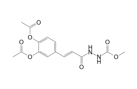 Methyl 2-[(2E)-3-(3,4-diacetoxyphenyl)prop-2-enoyl]hydrazinecarboxylate