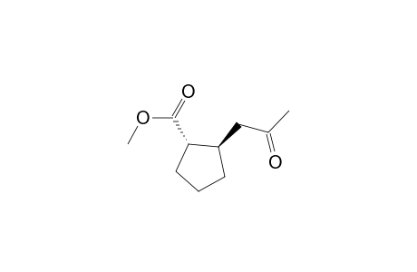 (1S,2R)-2-(2-oxopropyl)-1-cyclopentanecarboxylic acid methyl ester