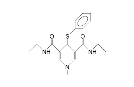 1-Methyl-3,5-bis(ethylamino-carbonyl)-4-phenylthio-1,4-dihydro-pyridine
