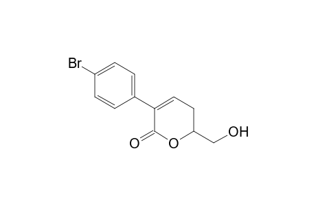 6-(Hydroxymethyl)-3-(p-bromophenyl)-5,6-dihydro-2H-pyran-2-one