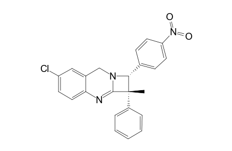 cis-6-Chloro-2-methyl-1-(4-nitrohenyl)-2-phenyl-1,2-dihydroazeto[2,1-b]quinazoline