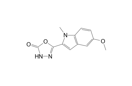 5-(5-Methoxy-1-methyl-2-indolyl)-3H-1,3,4-oxadiazol-2-one