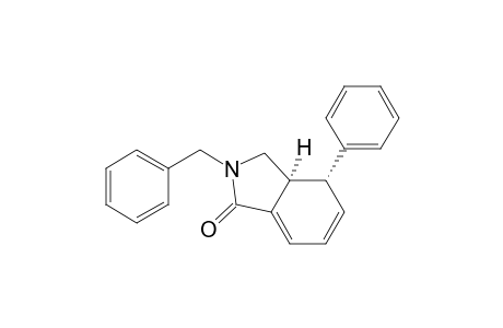 1H-Isoindol-1-one, 2,3,3a,4-tetrahydro-4-phenyl-2-(phenylmethyl)-, cis-