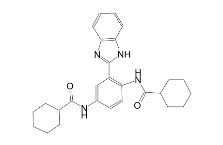 N-{3-(1H-benzimidazol-2-yl)-4-[(cyclohexylcarbonyl)amino]phenyl}cyclohexanecarboxamide