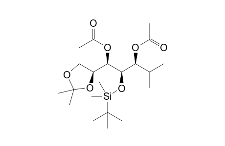 Acetic acid (1S,2R,3R)-3-acetoxy-2-(tert-butyl-dimethyl-silanyloxy)-3-((S)-2,2-dimethyl-[1,3]dioxolan-4-yl)-1-isopropyl-propyl ester