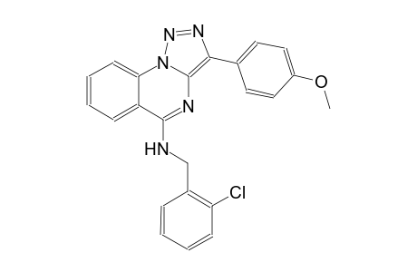[1,2,3]triazolo[1,5-a]quinazolin-5-amine, N-[(2-chlorophenyl)methyl]-3-(4-methoxyphenyl)-