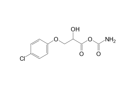 carbamoyl 3-(4-chlorophenoxy)-2-hydroxy-propanoate