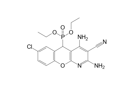 Diethyl (2,4-Diamino-7-chloro-3-cyano-5H-chromeno[2,3-b]-pyridin-5-yl)phosphonate