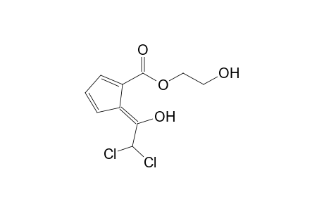 5-[2,2-Dichloro-1-hydroxy-eth-(Z)-ylidene]-cyclopenta-1,3-dienecarboxylic acid 2-hydroxy-ethyl ester